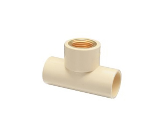 Female Tee(Copper Thread) CPVC ASTM D2846 For Hot And Cold Water Sistribution System