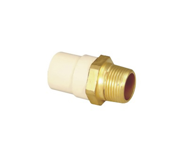 Male Coupling (Copper Thread) CPVC ASTM D2846 For Hot And Cold Water Sistribution System