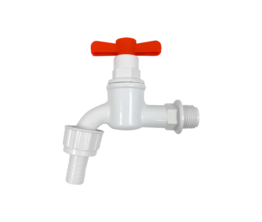 Red Hand Plastic PVC Water Tap